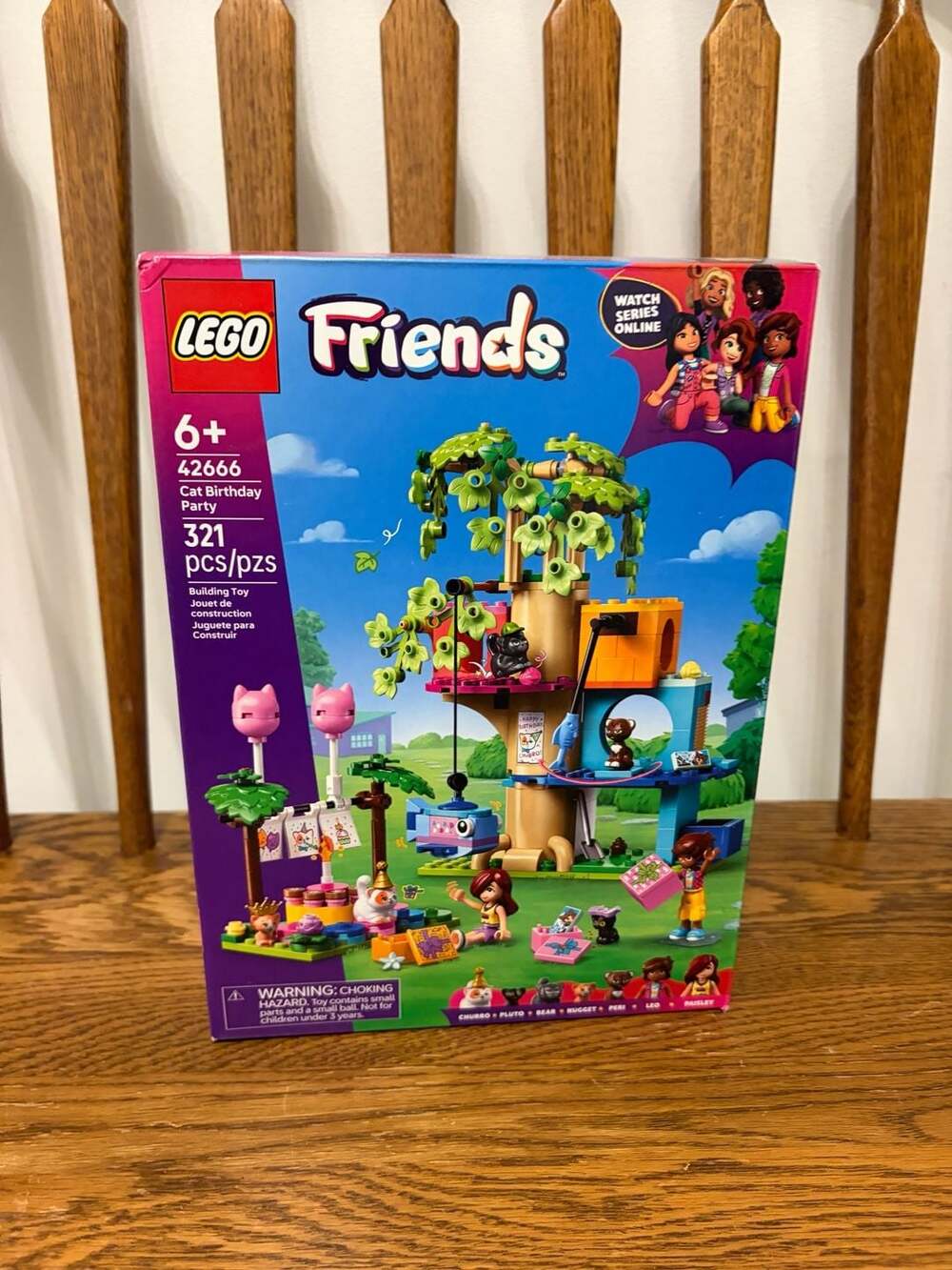 LEGO Friends Cat Birthday Party 42666 Building Toy Set